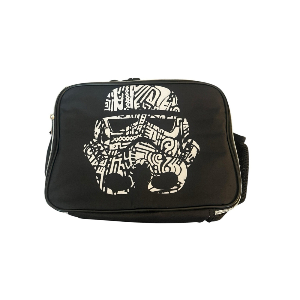 Star Wars Stormtrooper Lunch Bag Black White Bottle Holder